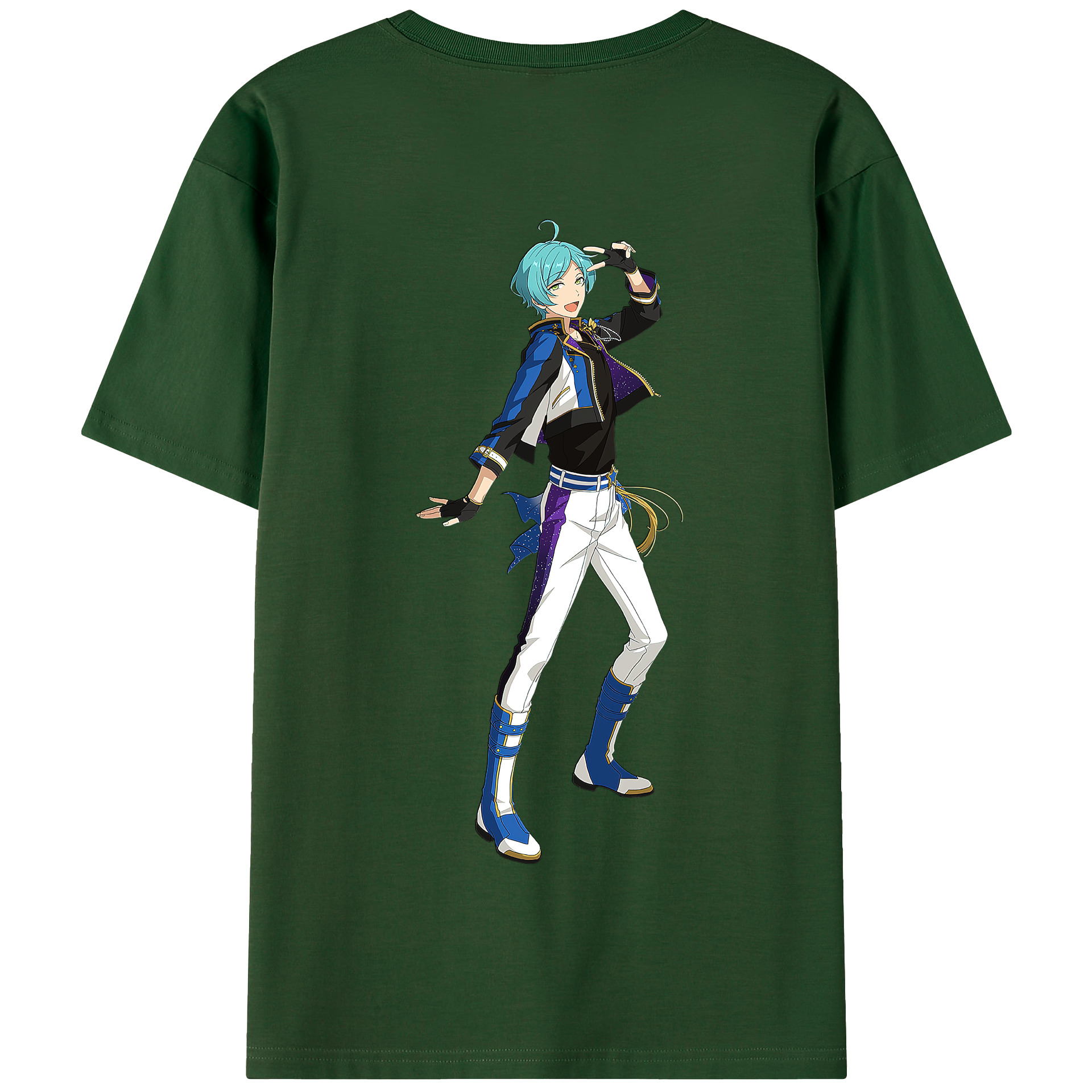 （画像用） あんさんぶるスターズ! Ensemble Stars 綿100％半袖Tシャツ（背面プリント）